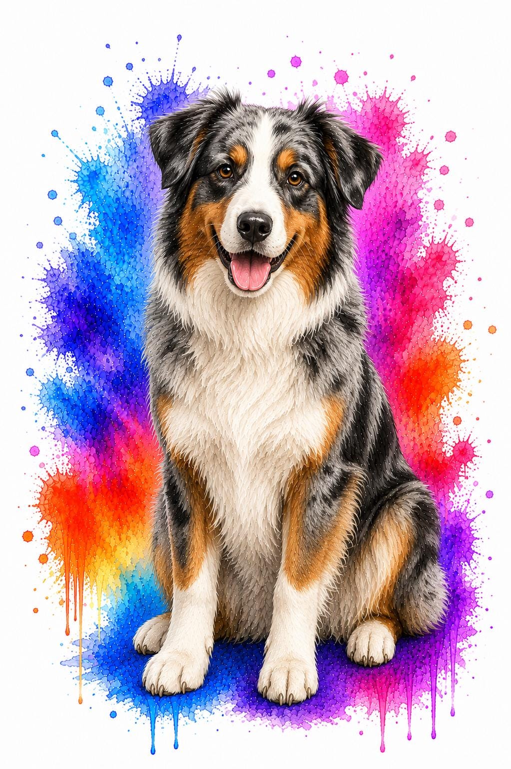Custom Pet Portrait Die Cut Sticker | Vinyl Pet Decal