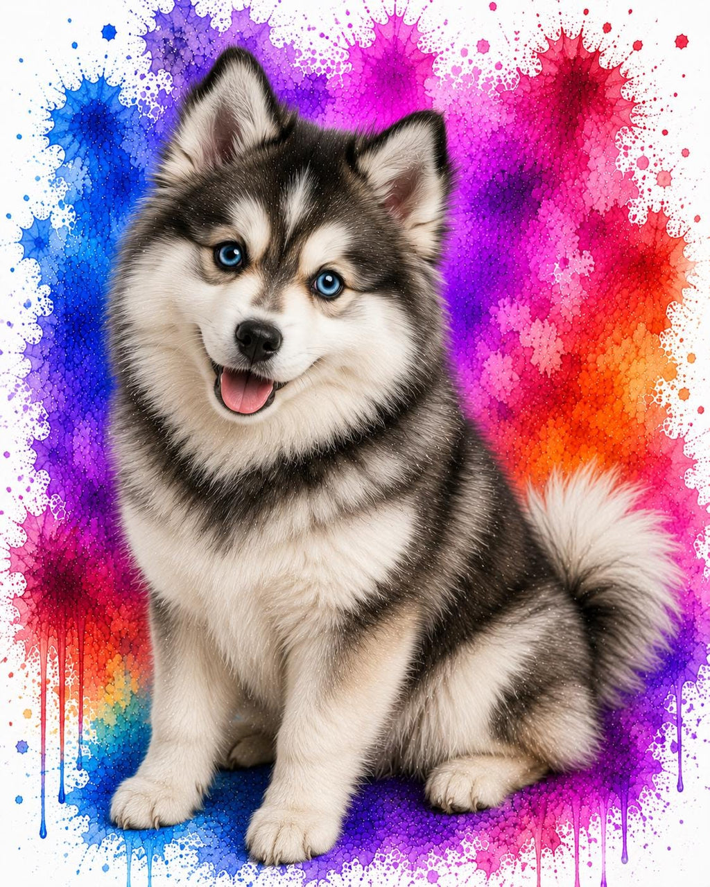 Custom Pet Portrait Die Cut Sticker | Vinyl Pet Decal