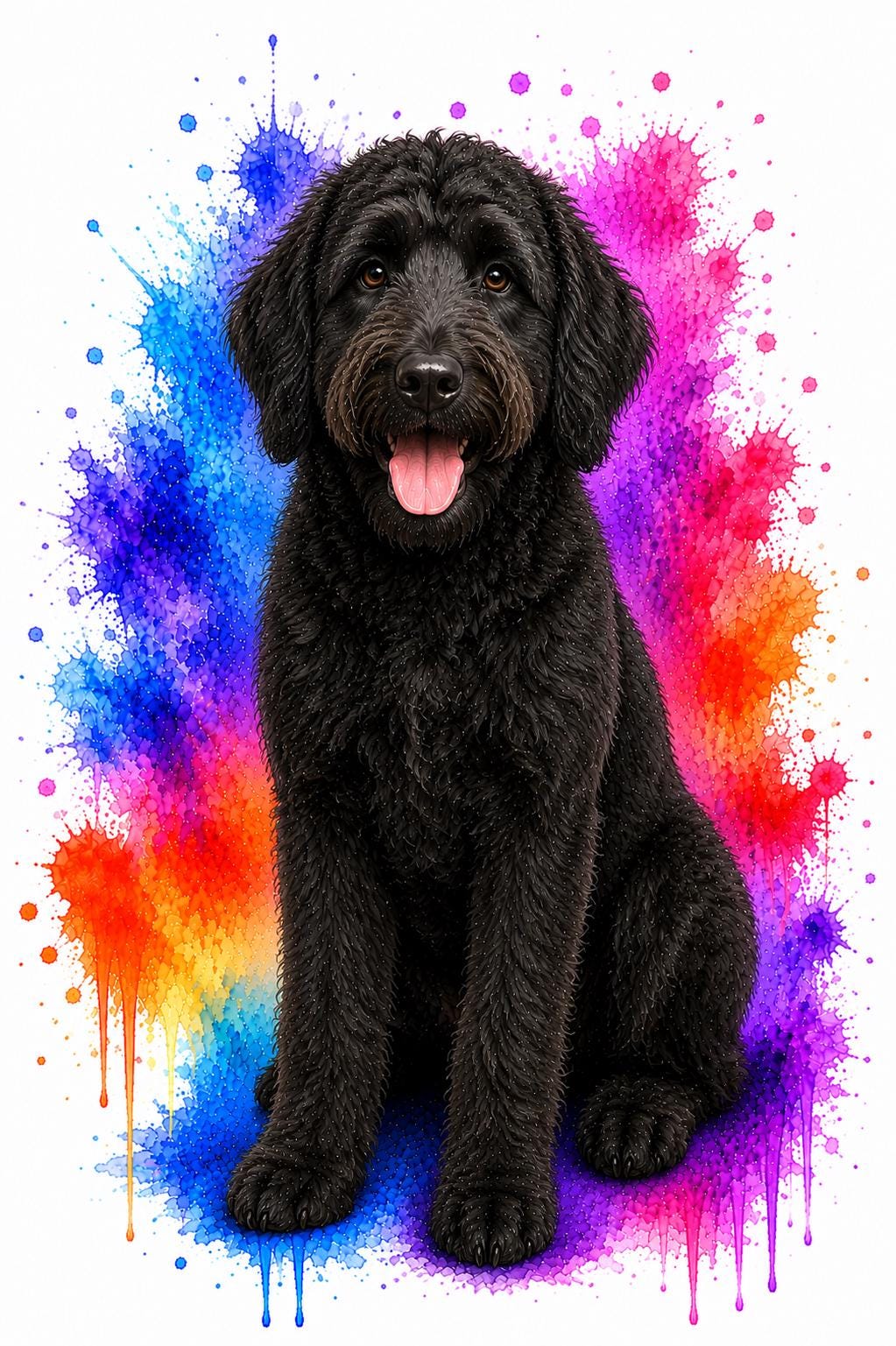 Custom Pet Portrait Die Cut Sticker | Vinyl Pet Decal