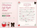 Christmas Left Right gift exchange game printable